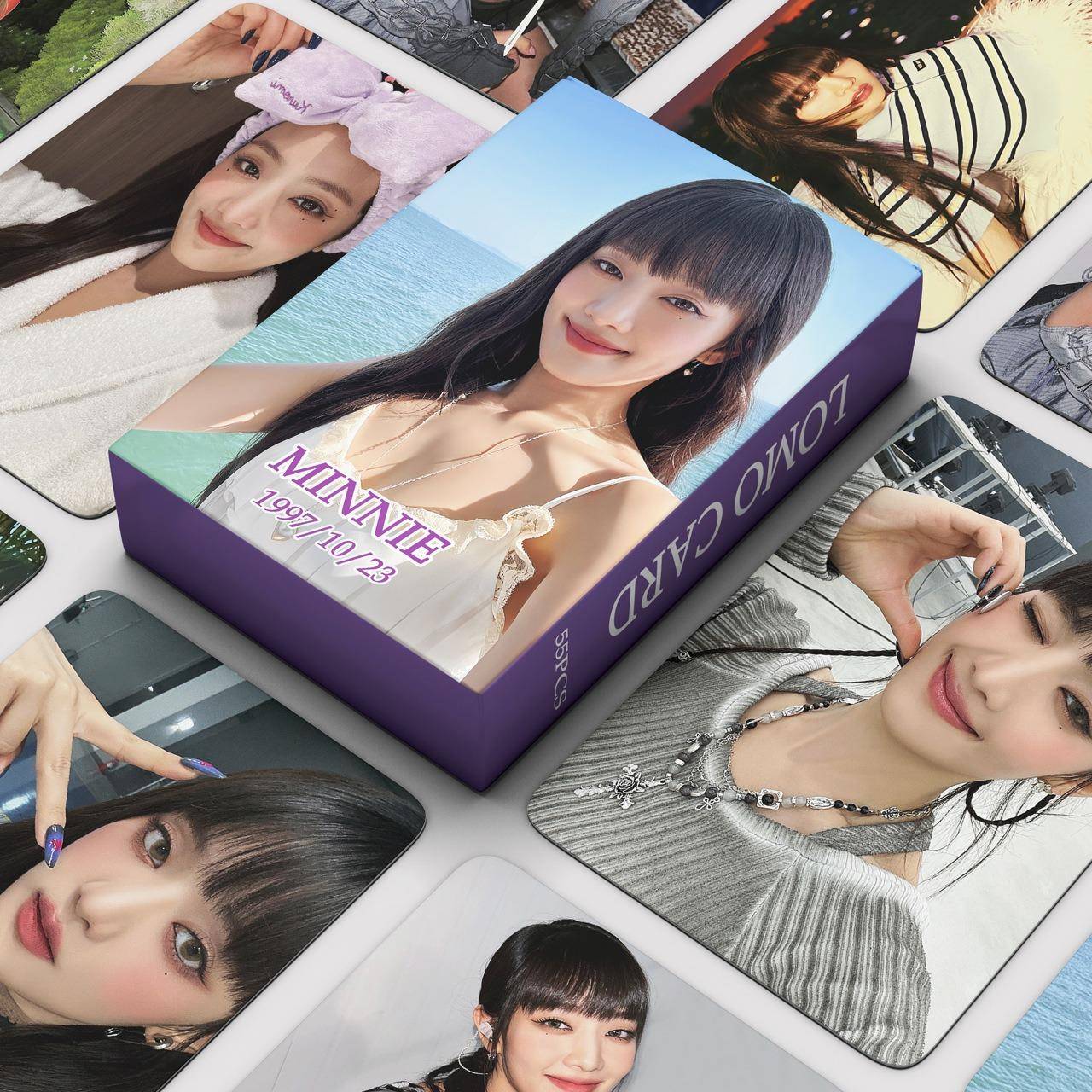 女娃gidle韩娱女团米妮MINNIE小卡官方周边同款高清三寸lomo卡片