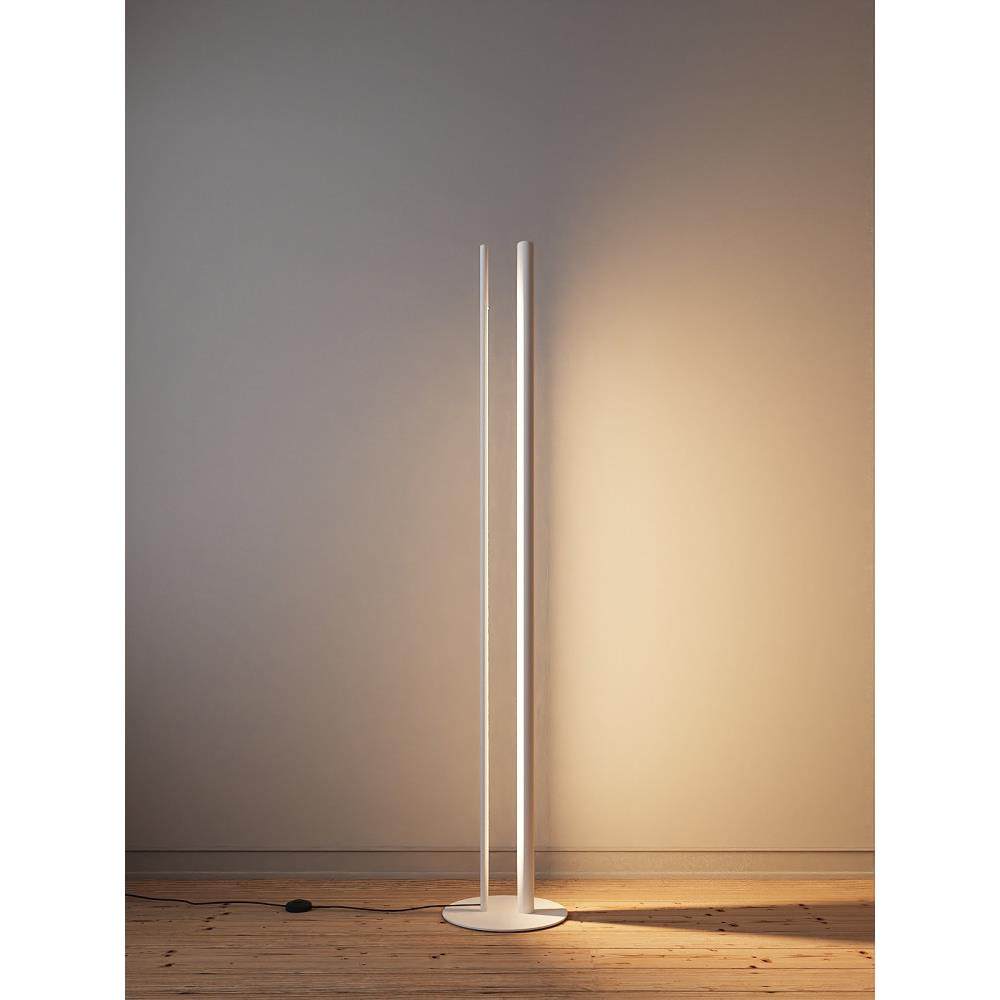极简一字杆落地灯现代简约客厅卧室氛围立式台灯遥控调光led灯具