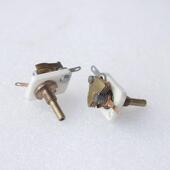 全新小型单联铝片10PF 17PF 27PF铜片可调可变矿石收音机电容器