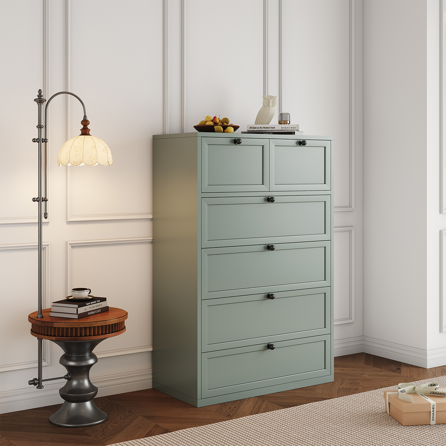 钢制斗柜多巴胺收纳置物柜抽屉柜