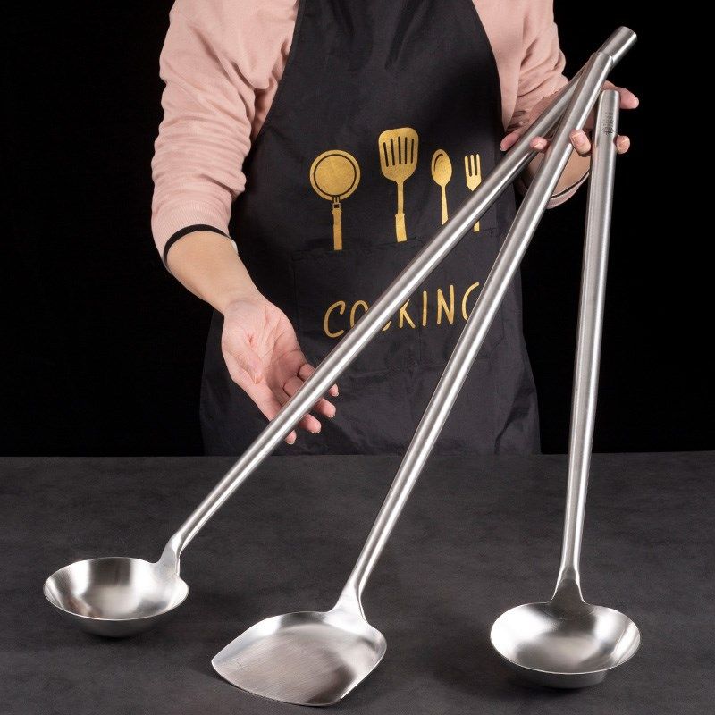 304不锈钢炒勺特厚锅铲汤勺长柄炒G菜勺子加长搅拌勺家用厨师专用,厨房/烹饪用具,锅铲,淘宝优惠券,粉丝福利购,淘宝优惠卷