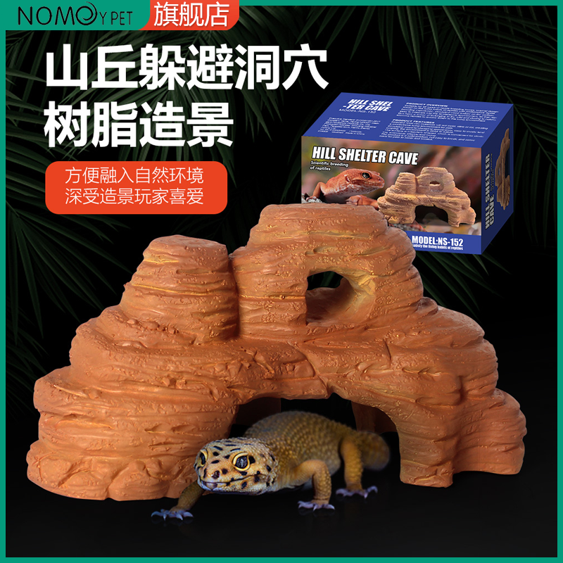 诺摩蜥蜴守宫躲避屋树脂造景
