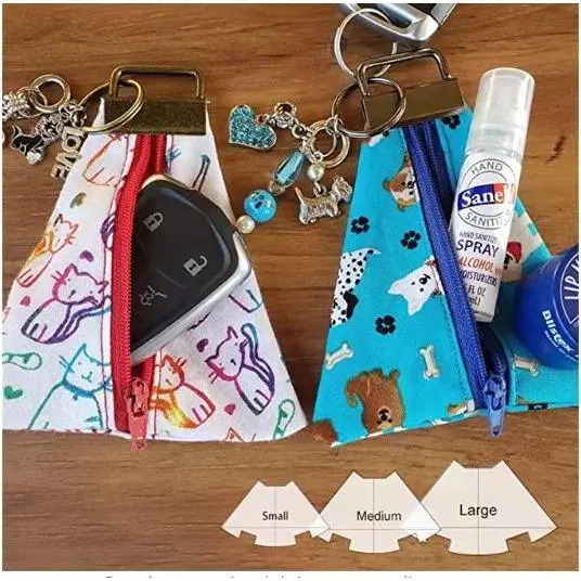 ute  pouh template set 可爱的钥匙袋模板集独立站新品