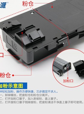 适用夏普M261碳粉M311n MX-312CT 2608 3108复印机3508N墨粉2628U