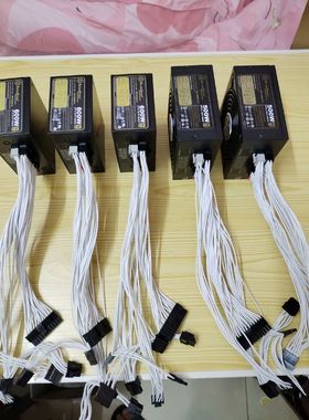 银欣sfx500w电源600w电源,拆机下的银欣20多台小电