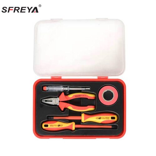 SFREYA绝缘组套工具VDE绝缘耐压1000V组套工具电工绝缘套装工具