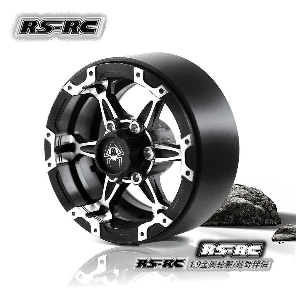 RS红蜘蛛出品攀爬车1.9寸铝合金轮毂TRX4D90易控狂怒轮毂R74