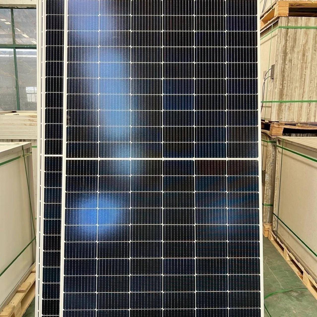 天合575w太阳能板双面单玻单晶硅A级N型并网发电系统光伏组件