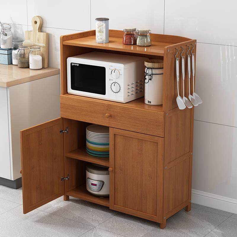 6R楠竹多层餐边柜落地茶水柜客厅高柜子带门置物架靠墙厨房储物柜,家装灯饰光源,其它灯具灯饰,淘宝优惠券,粉丝福利购,淘宝优惠卷