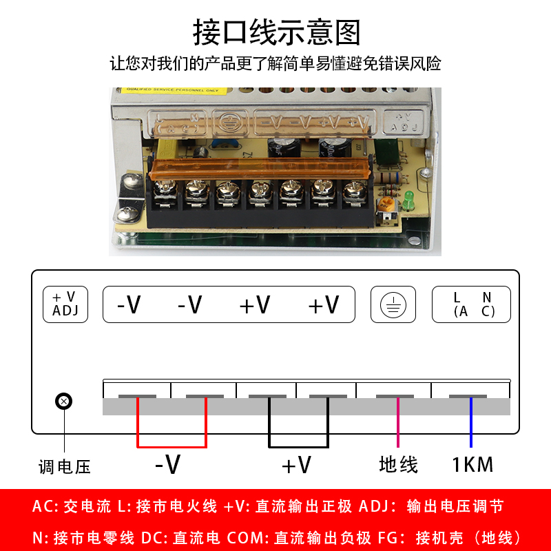 监控开关电源12V10A120W监控摄像机集中供LED灯5a10a15a20a30a