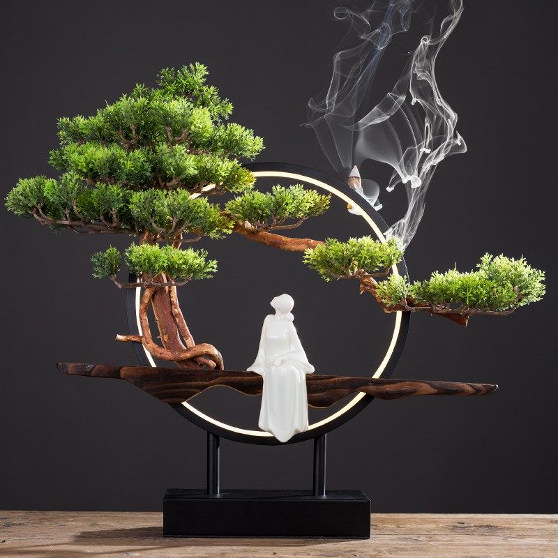 创意倒流香炉新款灯圈摆件沉香熏炉现代简约客厅办公室桌面装饰品,橡塑材料及制品,塑料盒/塑料箱/塑料柜,淘宝优惠券,粉丝福利购,淘宝优惠卷