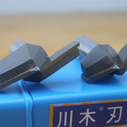 川木120度V型雕刻刀 密度板专用CNC铣刀1/2吋 三维3D雕刻机刀具