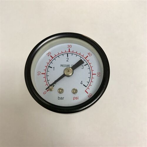 背出式压力表  直径40mm 压力4bar 60psi  4bar=0.4MPA 螺纹ZG1/8