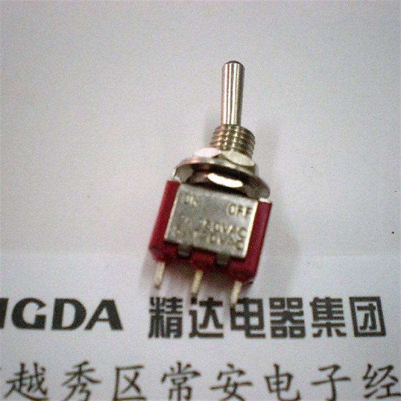 进口款高品质银点摇柄钮子开关 MTS-102 三脚二档