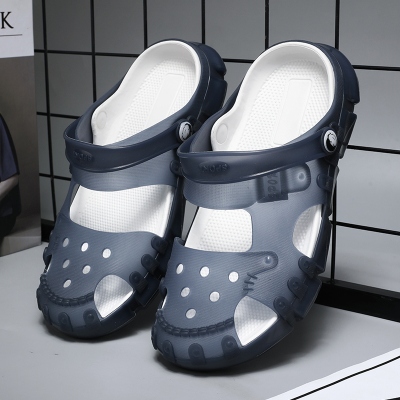 中闽八百里夏季新款包头洞洞鞋男款室内外通用防滑防臭室内外两用