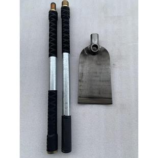 新型实用工具 猛钢两用锄头可挖可铲链接杆手柄两节挖树桩挖药材