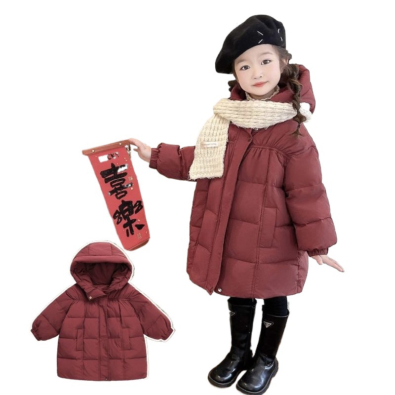 加厚女2025新款女童羽绒羽绒服