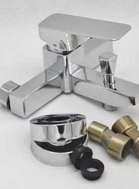 浴缸浴水配件浴混31004水阀冷热开淋关明装阀装铜室三联花洒套高