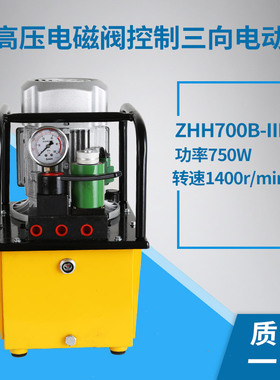 液压电动泵油压泵双向电磁阀大功率铜芯电机超高压电动泵液压泵站