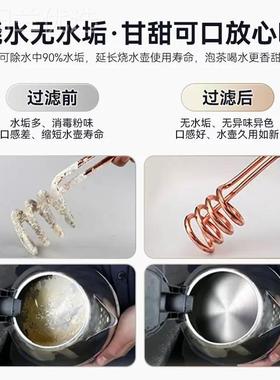 水龙头净器34不水锈钢家用滤0QJE水水器厨房自来过滤器去垢去氯