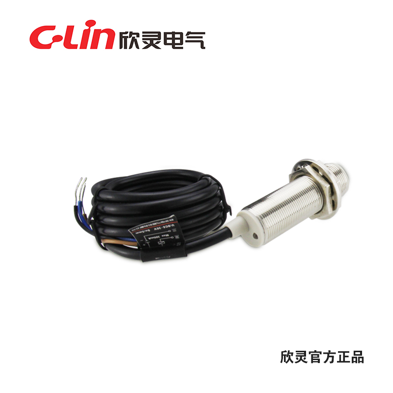 欣灵SJM18-10N1/10P1/D1/A1霍尔式接近开关直流三线常开磁铁两线