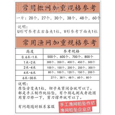 铅开口丝网花生米坠子铅坠配重重咬渔网网KLG撒手抛网坠夹加粘网