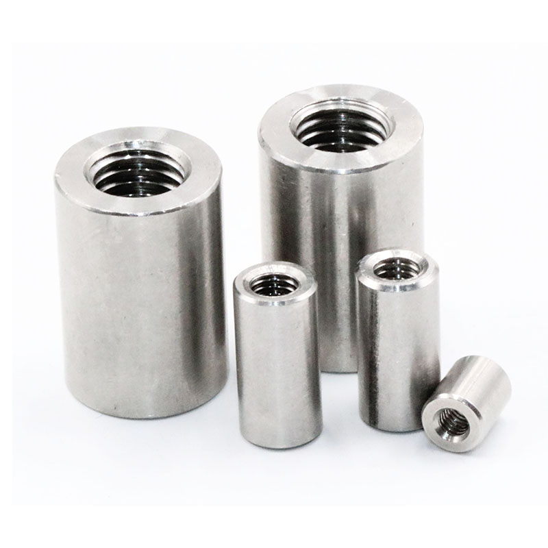 304不锈钢加长圆柱螺母加厚焊接圆螺帽柱大全M4M5M6M8M10M12M1620