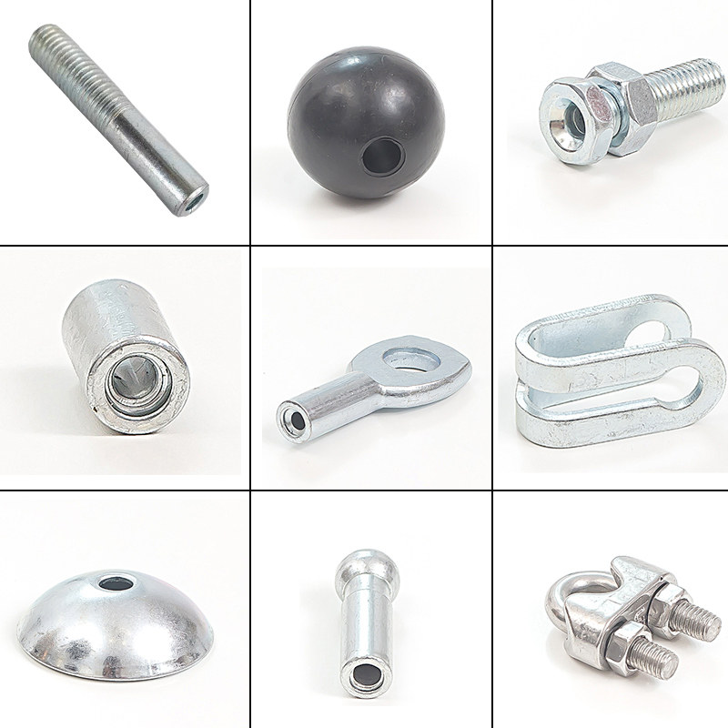 钢丝绳接头配件 鱼眼端子 球型端子 限位球钢索健身房钢丝绳配件