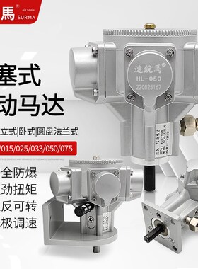 气动马达头HL010050活塞式风动减速机马达大扭矩大功率减速搅拌机