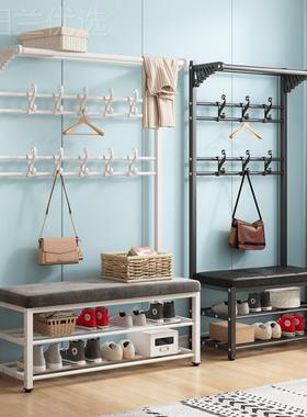 换凳鞋鞋柜家用挂衣架进多门口玄关置架功能收纳柜可90989坐鞋物