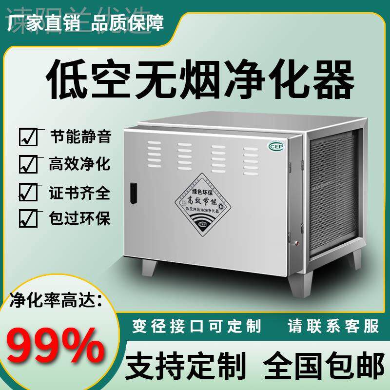 j8商用烧烤检厨房除味排放JPI油查烟餐净化器饮无烟饭店过g3