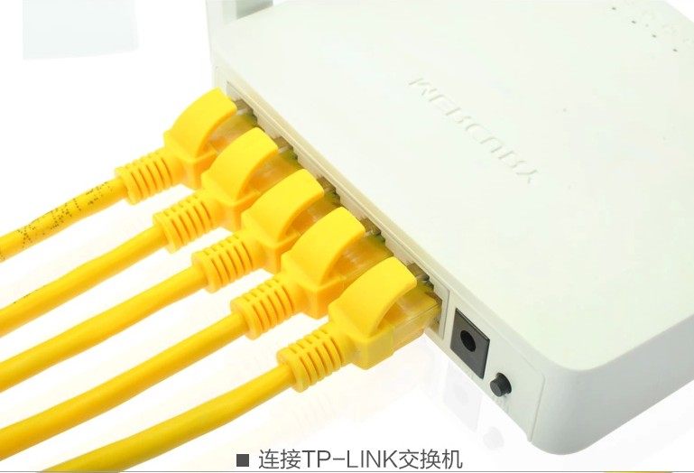 黄色3米超五类纯铜成品网线网络 制跳线ADSL路由器网络连接线