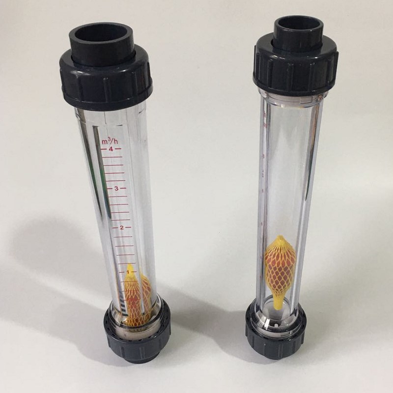 塑料浮子(长管)流量计 液体水流量计转子流量计 塑料管式流量计
