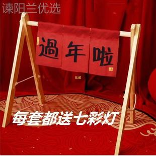 楼025新年红周岁宝色宝道具摄影红包花不456d6869完主2题影儿童拍