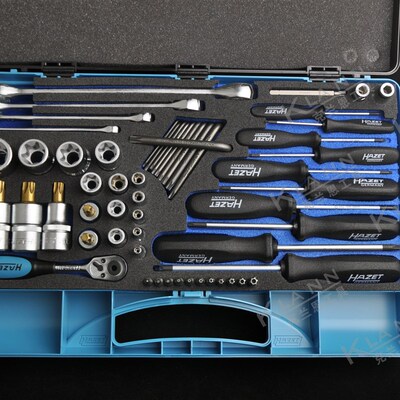 德国HAZET 1557/58花型TORX螺栓工具组58件套 进口保时捷专用工具