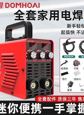 大焊250背带式德国技术电焊机220V家用小型315便携式日本全铜焊机