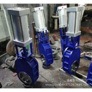 闸板阀 气动陶瓷法兰夹式 气对OSS动双陶瓷进料阀 10C Z467TC