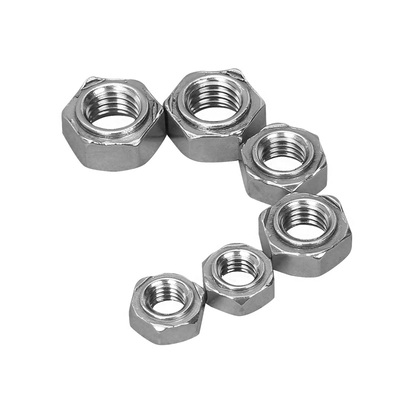 304不锈钢焊接螺母201六角压焊无焊点焊螺帽M3M4M5M6M81012DIN929