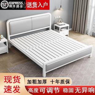 欧式铁艺床1人.架8家用双人床简约现160416代.5米公主铁床出租屋