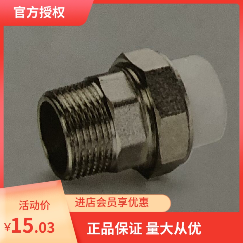 埃美柯790PPR外丝活接头201/2(内有各种规格)