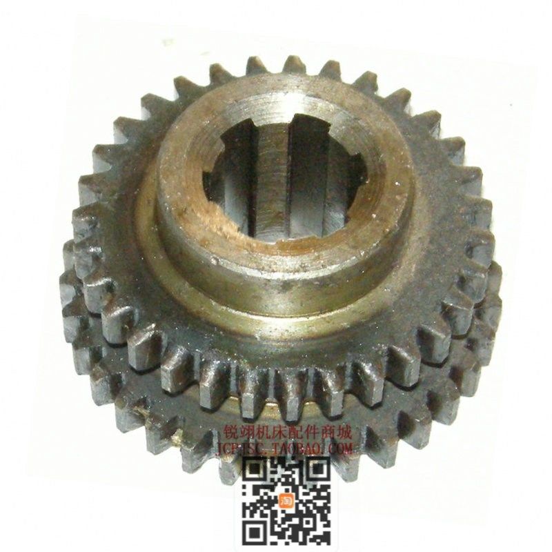 青海 齐齐哈尔铣床X61W铣床配件 双联齿轮  Z31/Z34/M2/6256