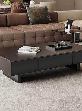 板户ir意式长方形岩高级轻奢茶几组合小型现代简用约客厅家95509