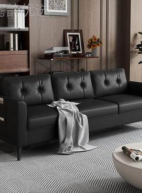 意办式轻奢公合沙发发茶几EOE组现代商务会客接待公司办公室沙三