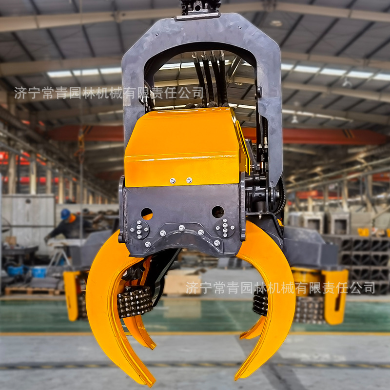 全自动智能液压伐木机 农业伐锯树机 砍伐树木竹子装车一体抱夹锯