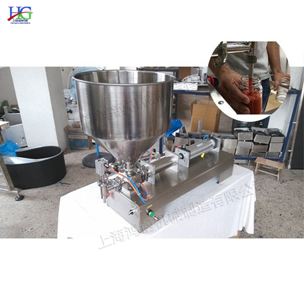 全自动膏体液体灌装机大容量料斗不锈钢灌装机数控防溢出灌装机