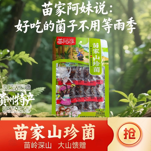 贵州特产苗阿莎菌下酒松茸菌小吃