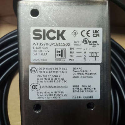 Sick西克防爆光电传感器WTB27X-3P1811S02议价