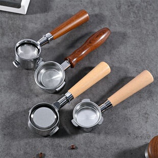 铂富54三耳不锈钢Breville/惠家/辣妈咖啡机无底手柄58mm双耳把手