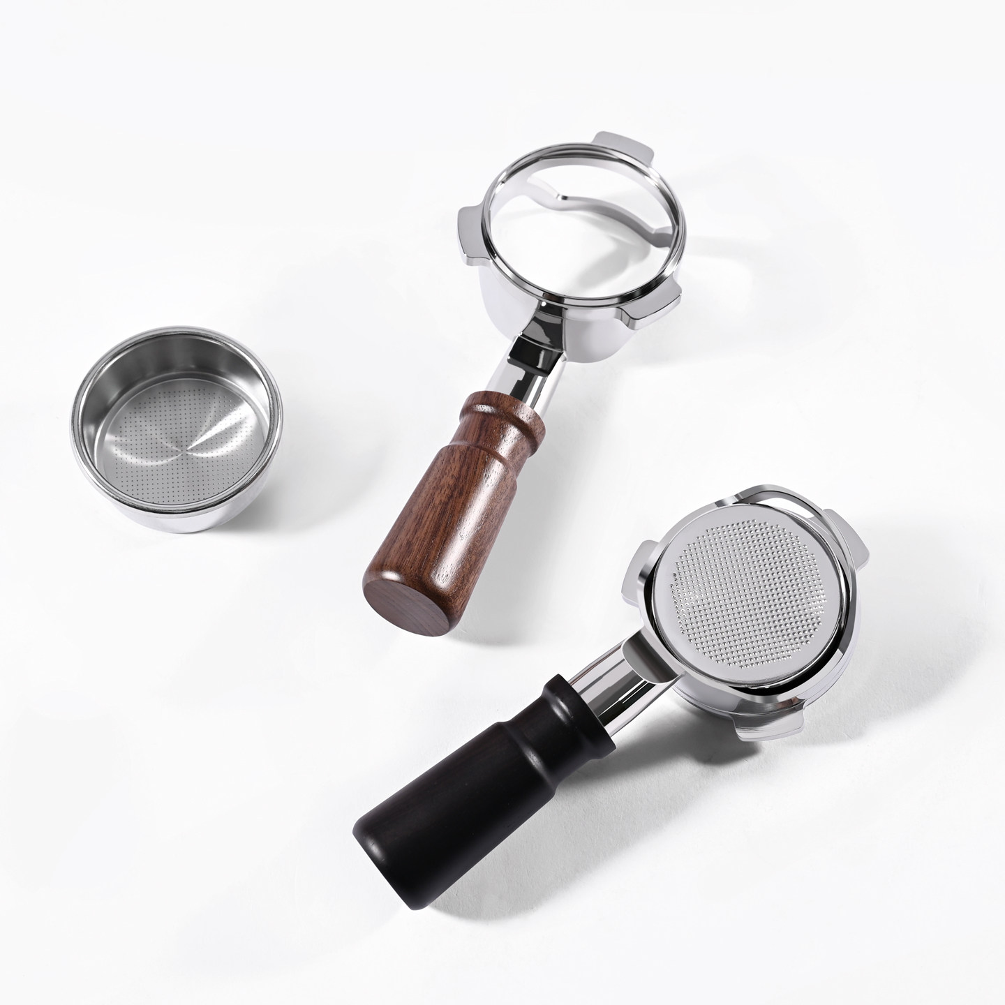 适配Breville铂富咖啡机54mmBES450/870/876/878镂空无底手柄配件