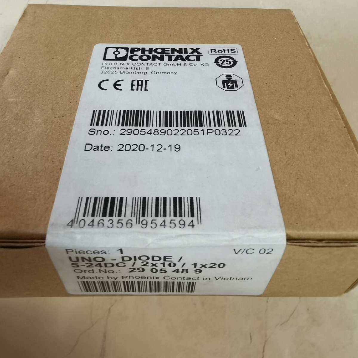 菲尼克斯，UNO-DIODE/5-24DC/2*10/1*2议价